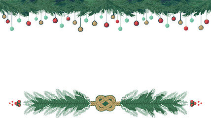 Festive decorative rope knot accent element © Prodip