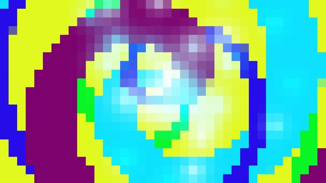 Abstract multicolored virus particles on a ripple-patterned protective metallic shield surface illustrating medical defense