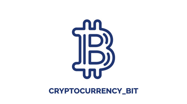 Bitcoin cryptocurrency symbol representing digital currency and blockchain technology.