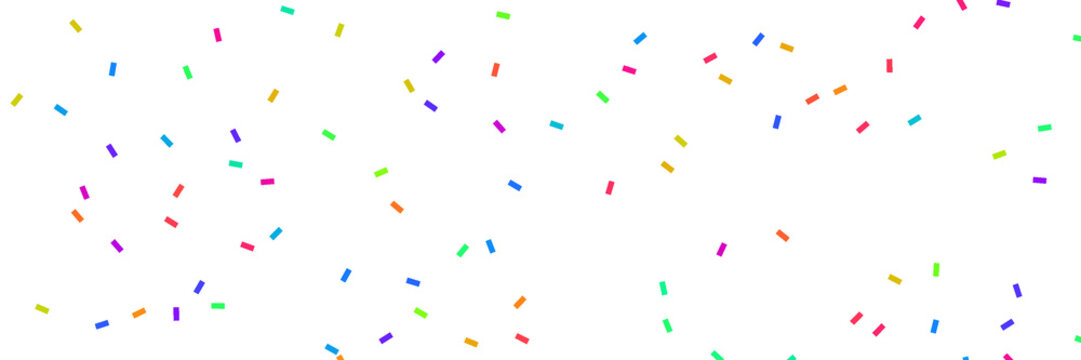 Rainbow Confetti Celebration Overlay, Isolated on Transparent Background. Isolated glowing confetti celebration for VFX, motion graphics and cinematic compositing.