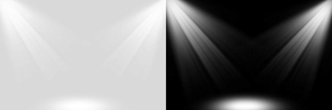 spotlight on stage