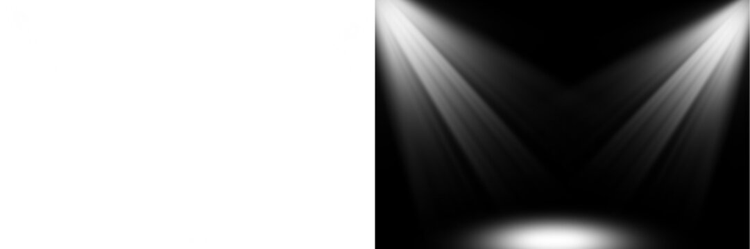 spotlight on stage