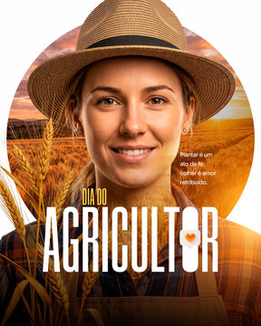 Dia do Agricultor Parab&eacute;ns Social Media Post