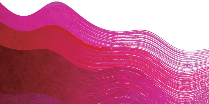 Abstract Flowing Wavy Pink Lines Background Design