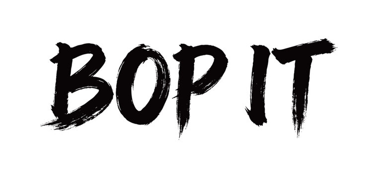 BOP IT Handwriting