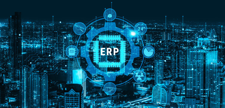 Enterprise Resource Planning (ERP) system for business process management. This ERP software solution integrates core business functions for efficiency. Motif