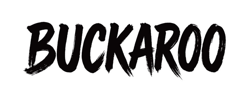 BUCKAROO Handwriting