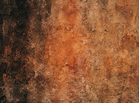 Vintage grunge rust texture background with distressed brown metal surface abstract old wall backdrop for Halloween posters banners graphic design print and web projects