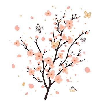 cherry blossom branch