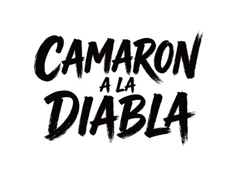 CAMARON A LA DIABLA Handwriting