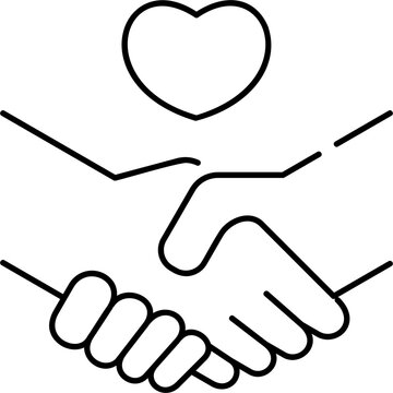 Line Art Loyalty Icon