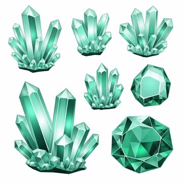 Shimmering Gems of Verdant Light