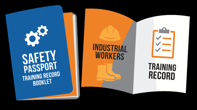 Safety Passport Training Record Booklet for Industrial Workers