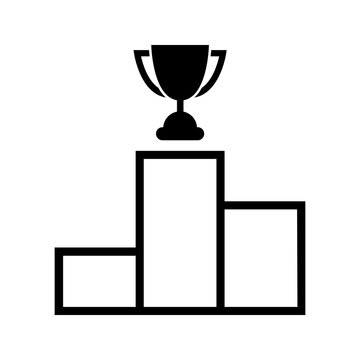Champion Trophy Podium Icon
