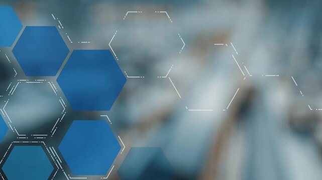 Mechanized industry automation and modern production system with robotic arms, gears, tools and logistics for efficient mechanized industry process. Gist