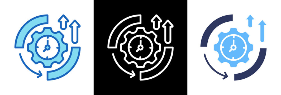 Time Utilization triplestyle icon