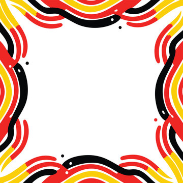 Germany Flag Ribbon Twibbon Frame