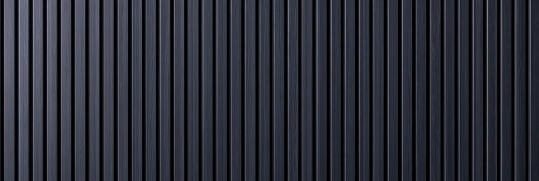 Dark grey metallic corrugated surface with vertical grooves and subtle lighting