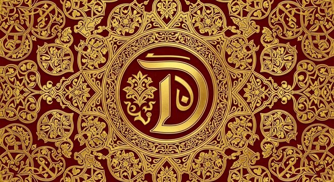 Gilded Mandala of Ancient Echoes
