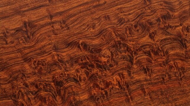 Close up of rich swirling wood grain texture