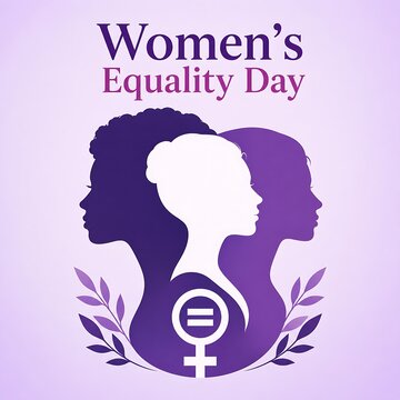 Women's equality day vector illustration