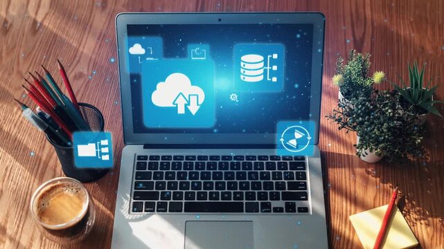 Cloud backup system connects devices through a secure data backup network. Data backup ensures protection, data backup reliability, and recovery. Gist
