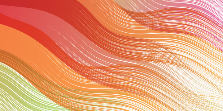Abstract Flowing Wavy Lines Pattern Background Design