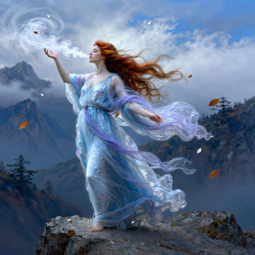Orithyia, the personification of cool mountain breezes