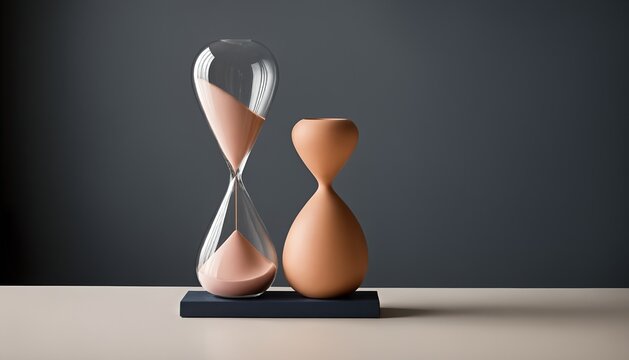 Minimalist desk space representing asynchronous work and time concept
