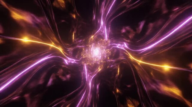 Cosmic Ethereal Energy Vortex 4K Generative AI
