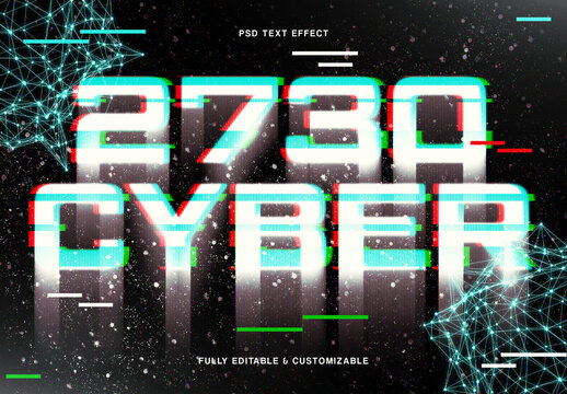 Y2K Chrome Metallic Text Effect