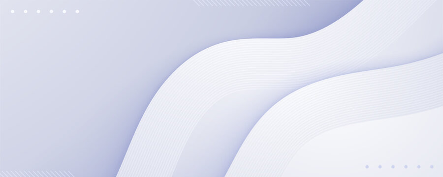 Abstract Light Purple Minimalist Background with Wavy Geometric Lines