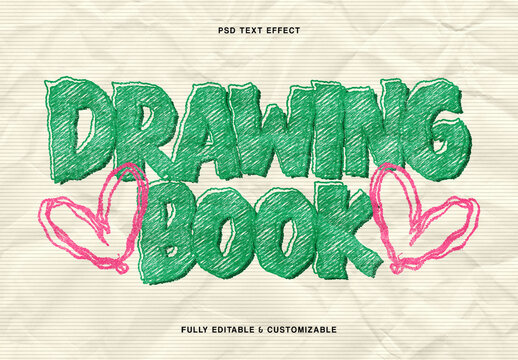 Hand Drawn Sketch Text Effect