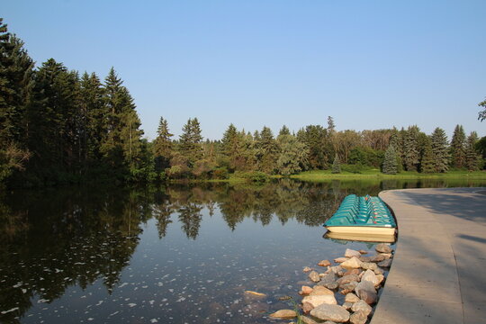 Boats On The Lake, William Hawrelak Park, Edmonton, Alberta