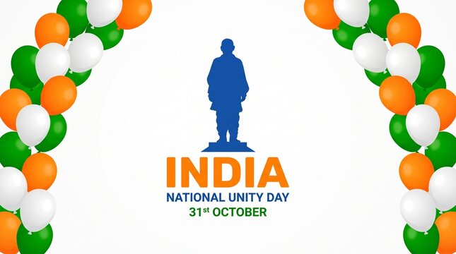Vector illustration of National Unity Day of India social media feed template