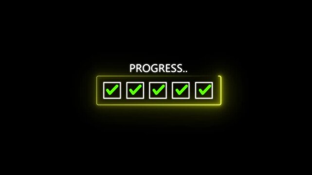 Checklist and task progress tracking concept. A hand placing the final checkmark productivity, goal setting, check com Project pleted 4k Motion Graphic..