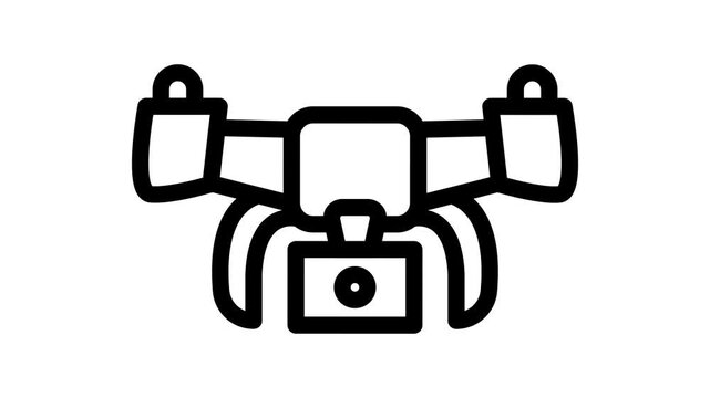 drone camera icon animation