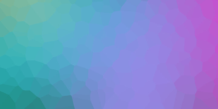 Abstract polygonal gradient background with blue, teal and purple geometric shapes in soft modern light