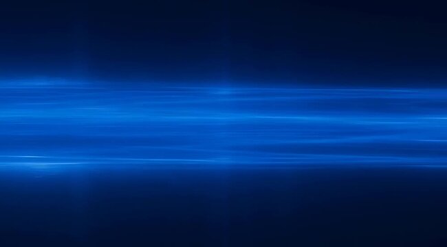 Dynamic blue light streaks and horizontal rays flickering in darkness, ideal for futuristic motion graphics and energetic transitions