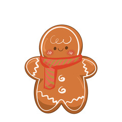 Obraz premium Ginger Bread Illustration for Christmas
