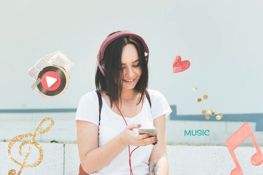 Favorite music playlist remix image