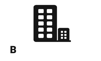 Naklejka premium Building free icon