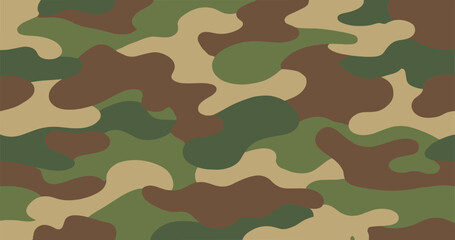 Fototapeta premium Green and brown military camouflage pattern. Green and brown camouflage pattern for tactical gear and apparel