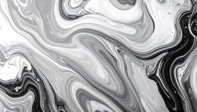 Abstract Liquid Marble Swirl.