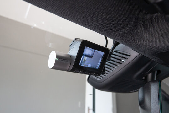 Car CCTV camera video recorder for driving safety on the road