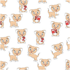 Fototapeta premium Cute seamless pattern design