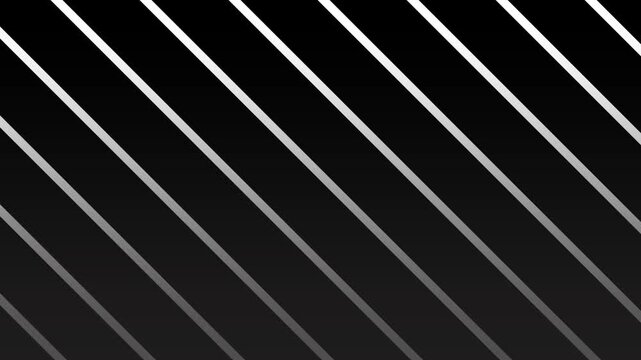 Black Silver Diagonal Stripes Background