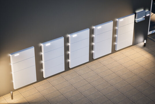 Group of home batteries or energy storage systems for residential used