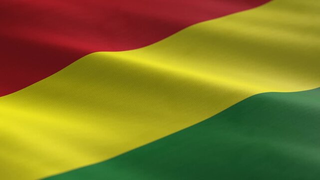 Bolivia - waving flag loop