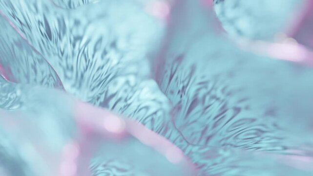 Abstract blurred looppable background with animated petals
